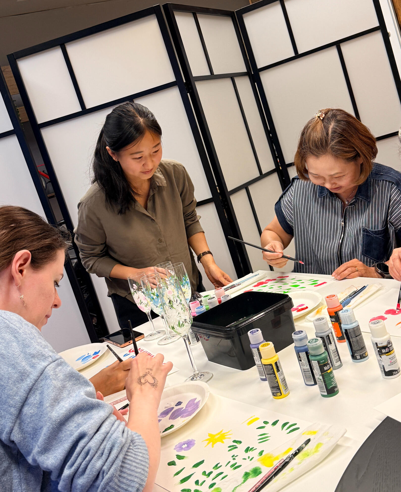 Workshop i glassmaling